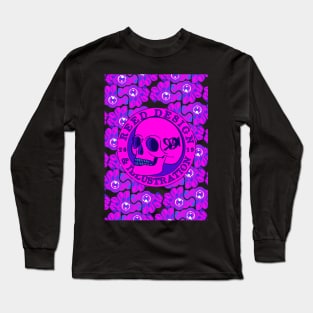 REED DESIGN & ILLUSTRATION PATTERN Long Sleeve T-Shirt